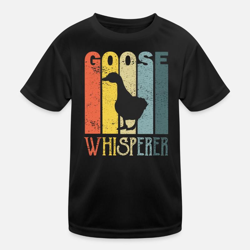 Gans Gänse Kinder Funktions-T-Shirt