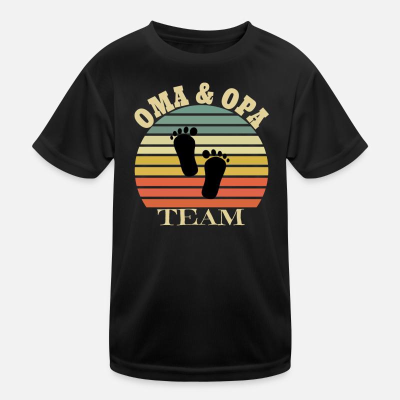 Oma & Opa Kinder Funktions-T-Shirt