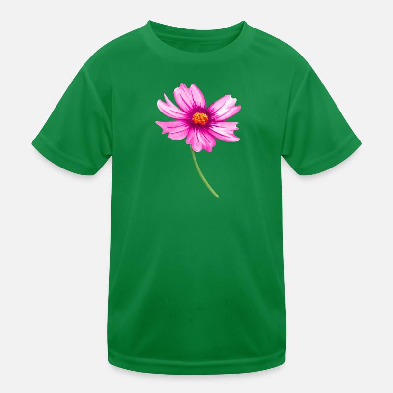 Blume Kinder Funktions-T-Shirt