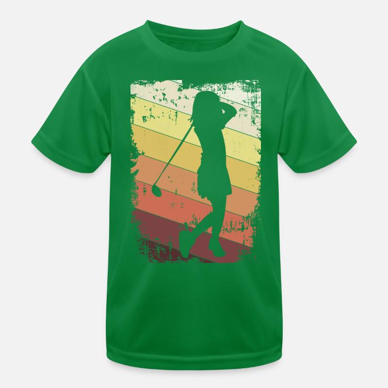 Golf Golfspielerin Kinder Funktions-T-Shirt