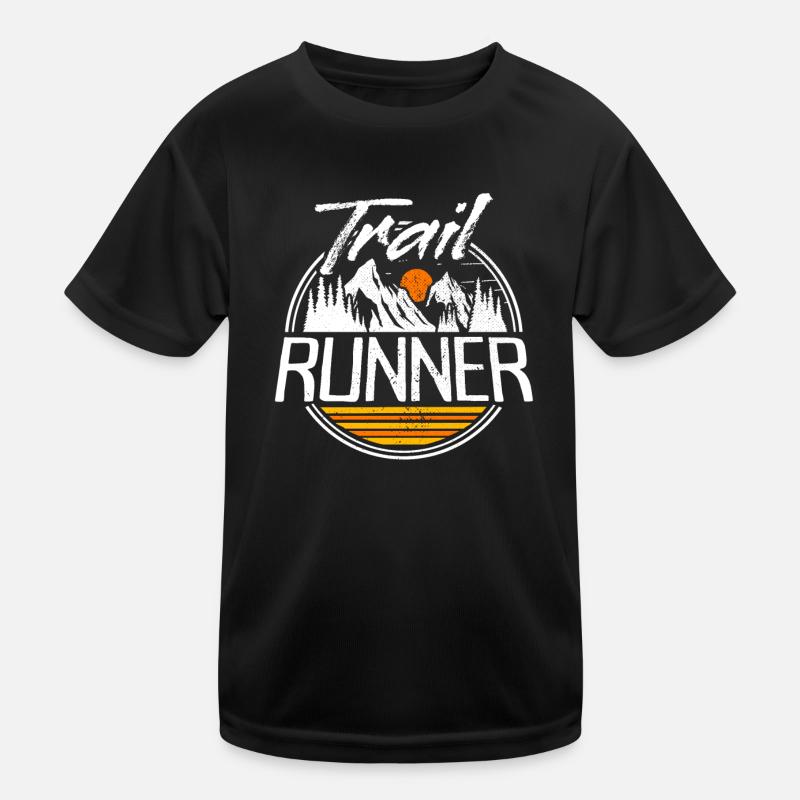 Trail runner trail run trail runner ultra running Kids Functional T-Shirt