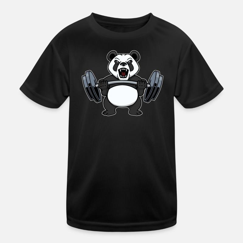 Weight lifting dumbbell workout gym workout Kids Functional T-Shirt