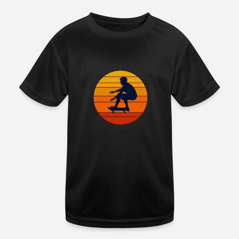 Skateboarding Hobbies Kids Functional T-Shirt
