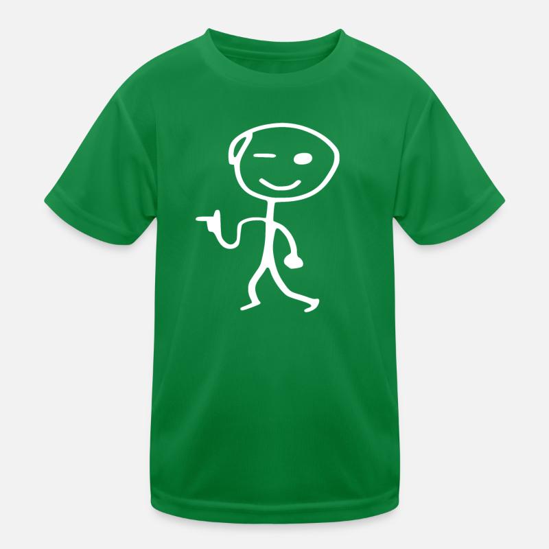Hipster Strichmännchen T-shirt sport Enfant