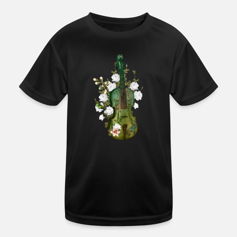 Wunderbare Geige Kinder Funktions-T-Shirt