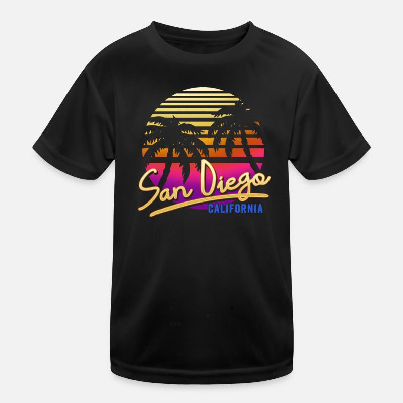 San Diego Kinder Funktions-T-Shirt