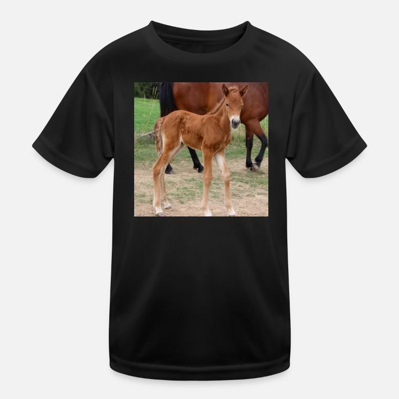 Affiche Cheval Cheval T-shirt sport Enfant