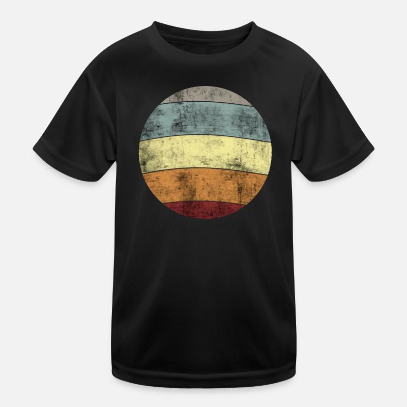 Conception abstraite de ruban vintage T-shirt sport Enfant