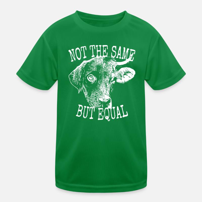 Vegan Not The Same But Equal Vegetarier Tierfreund Kinder Funktions-T-Shirt