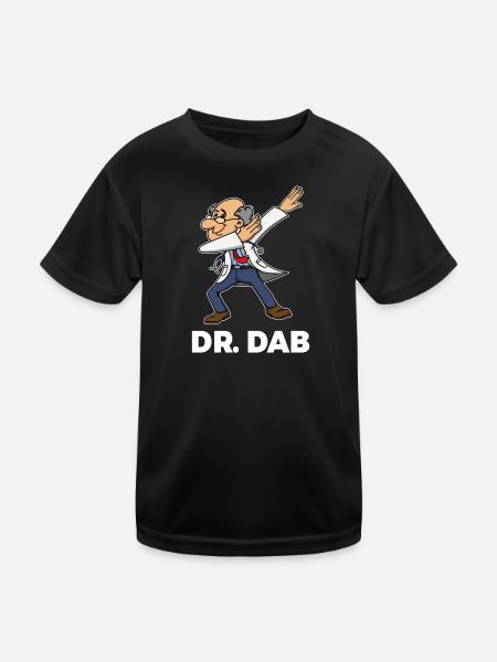 Dab Dabbing Doctor Doctor General Practitioner Specialist Emergency Doctor - Kids Functional T-Shirt - black - Front