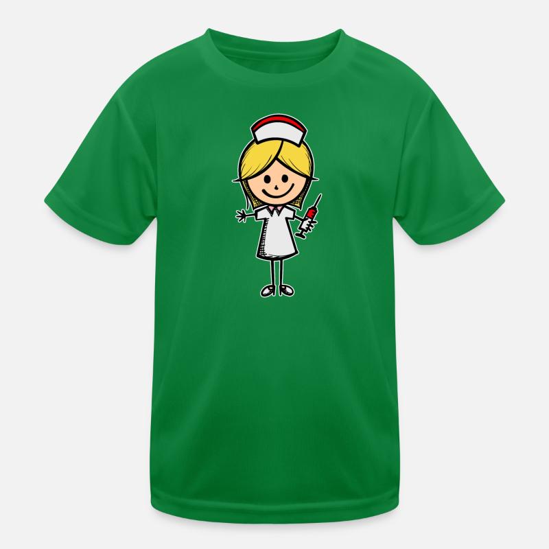 Infirmière aide-soignante Assistante sociale T-shirt sport Enfant