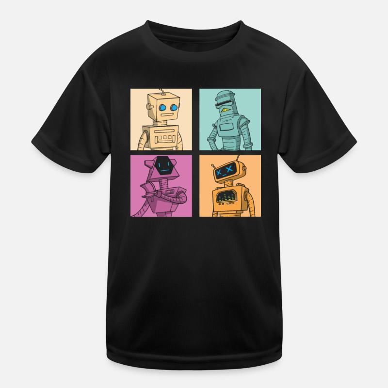 Robot Robotics Engineer Kids Functional T-Shirt