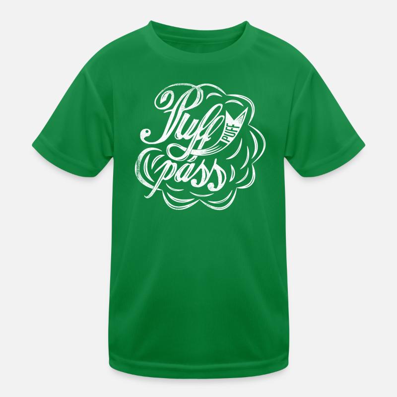 Puff Puff Pass Kids Functional T-Shirt