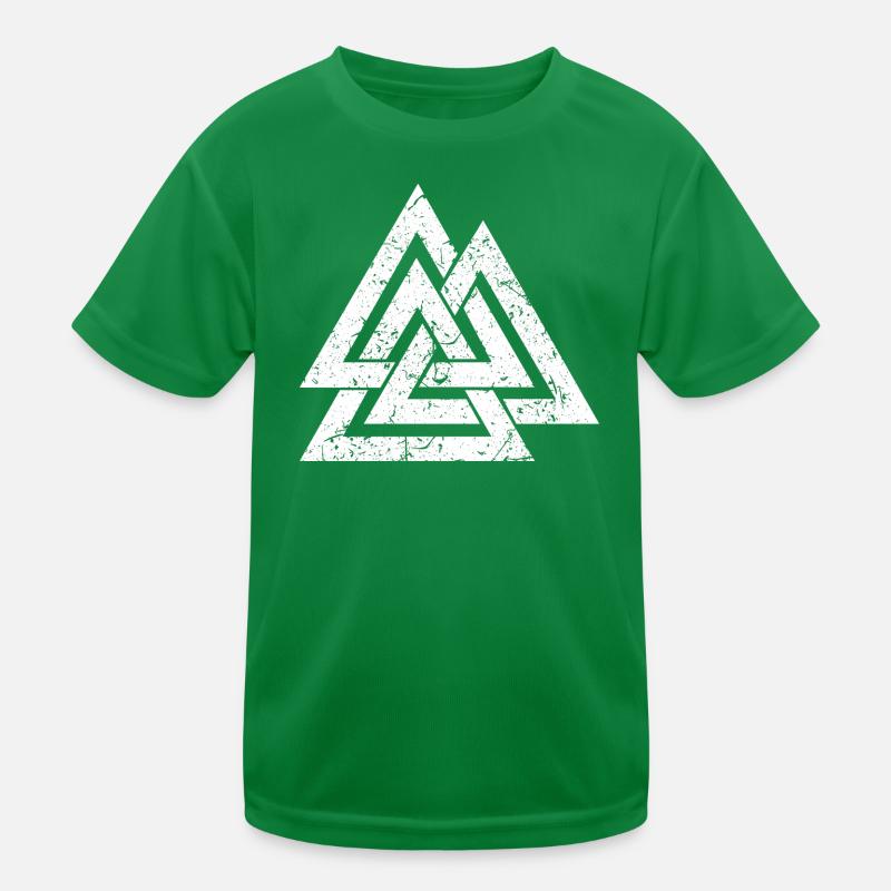 Symbole de Valknut - Vikings Celtes peuples germaniques - Viking T-shirt sport Enfant