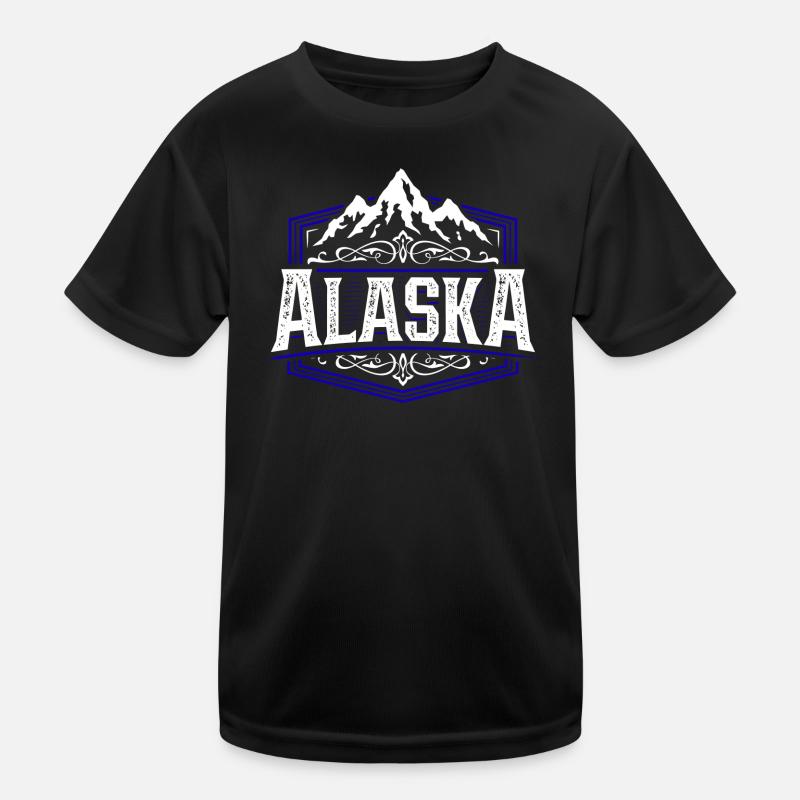 Alaska | Alaska typography Kids Functional T-Shirt