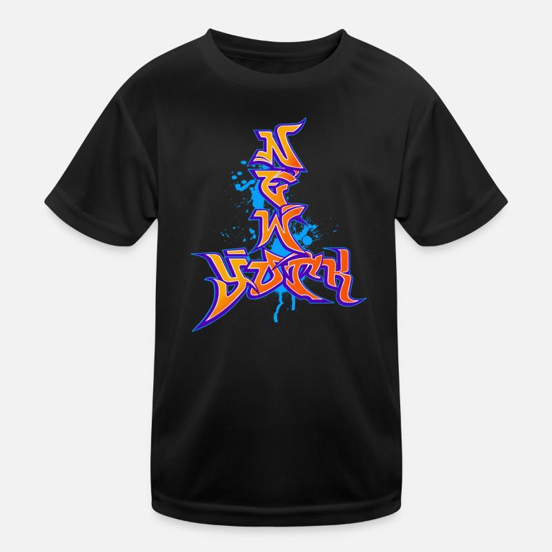 New York graffiti Kids Functional T-Shirt