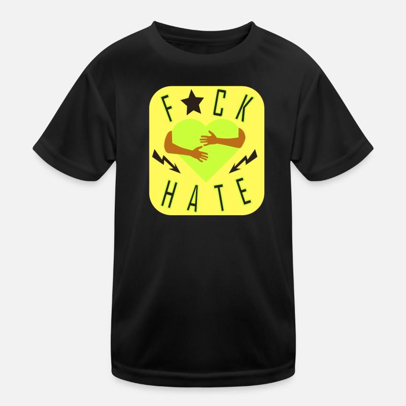 Gegen Hass Kinder Funktions-T-Shirt
