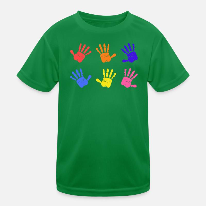 Autism Handprints Kids Functional T-Shirt
