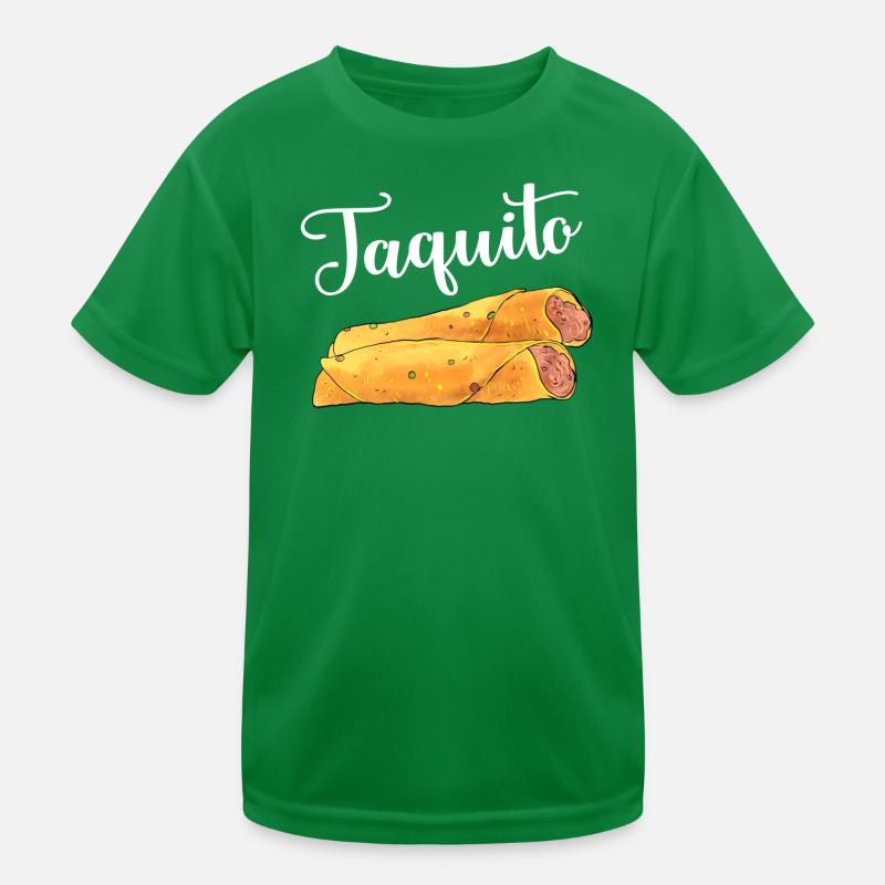 Taco Taquito Match Kids Functional T-Shirt