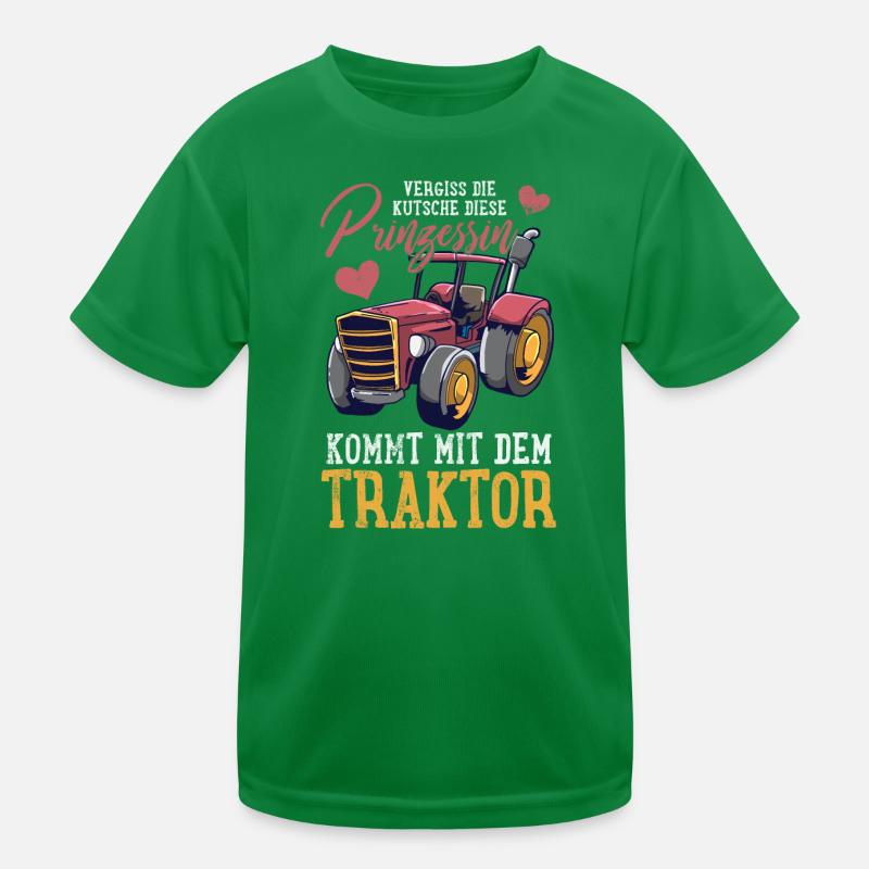 Traktor Trecker Kinder Funktions-T-Shirt
