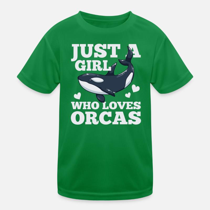 Orcas whale orca lovers Kids Functional T-Shirt