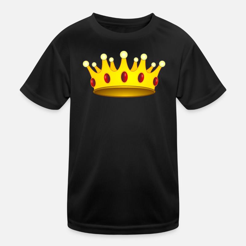 Krone für König oder Königin Kinder Funktions-T-Shirt