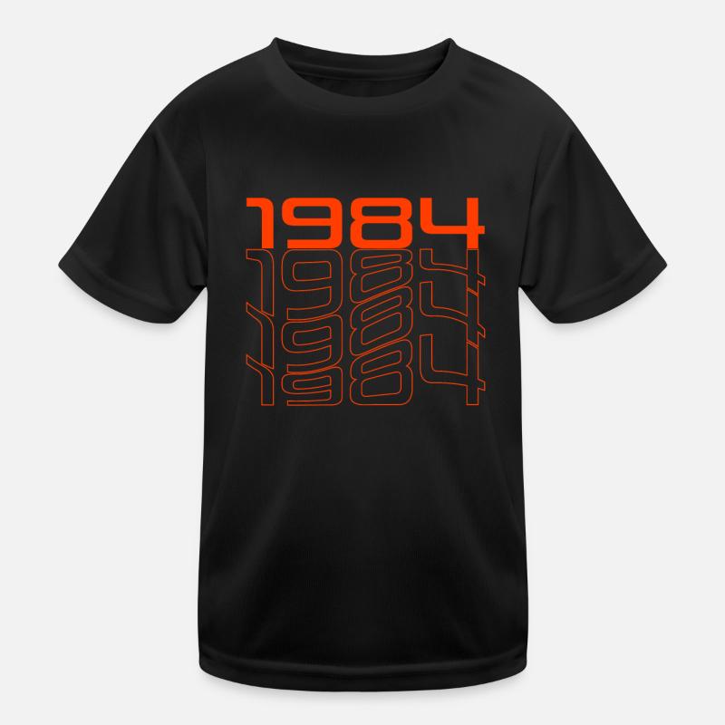 Neon 1984 Rétro Line Design T-shirt sport Enfant