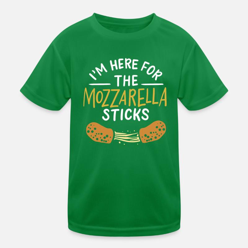 Mozzarella Sticks Cheese Sticks Kids Functional T-Shirt