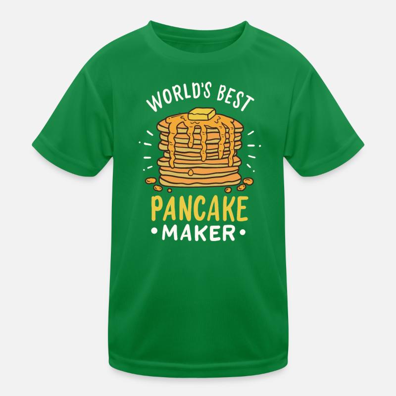 Pfannkuchen Kinder Funktions-T-Shirt