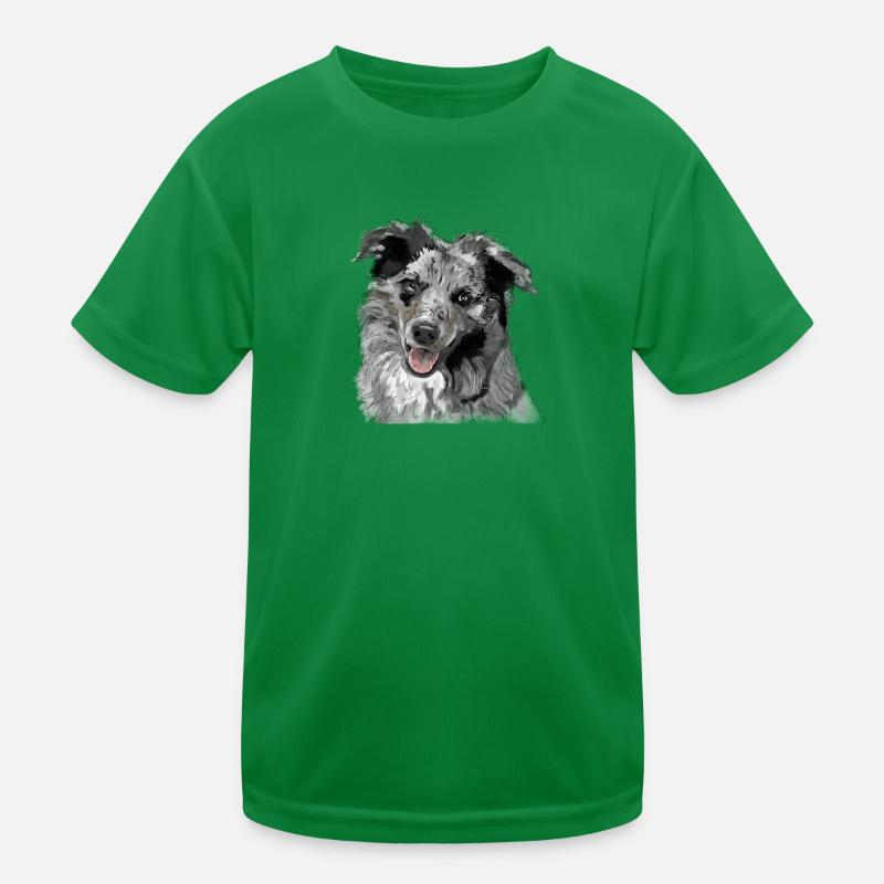 Australian Shepherd Kids Functional T-Shirt