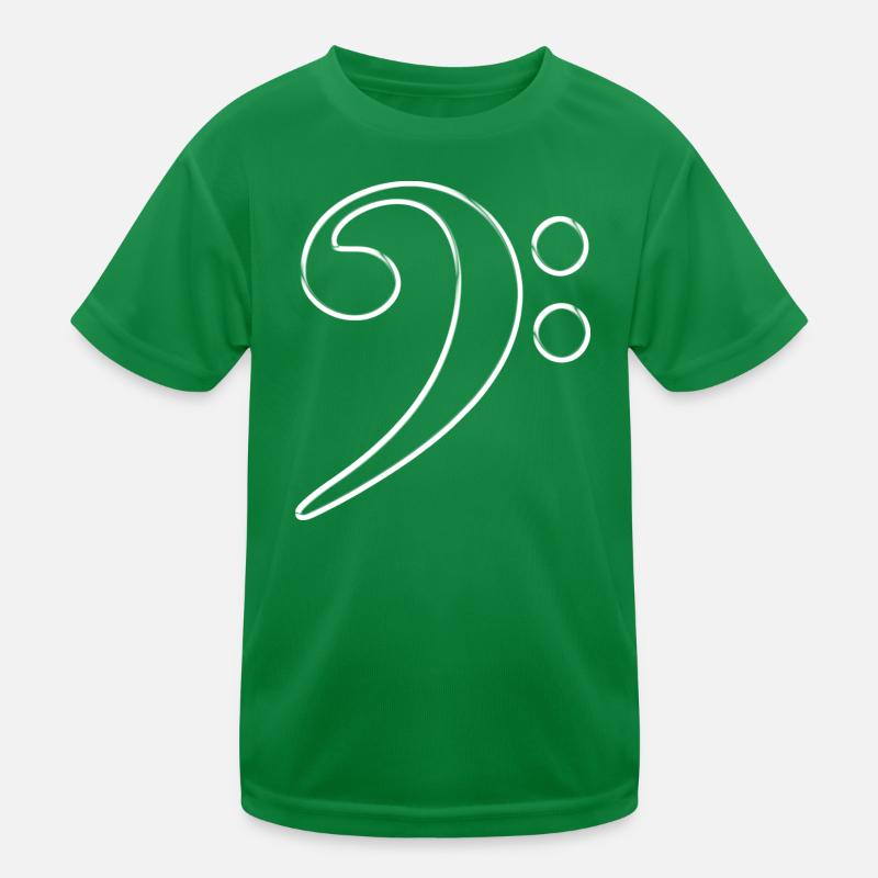 Clé de fa avec un effet sympa pour les mélomanes T-shirt sport Enfant