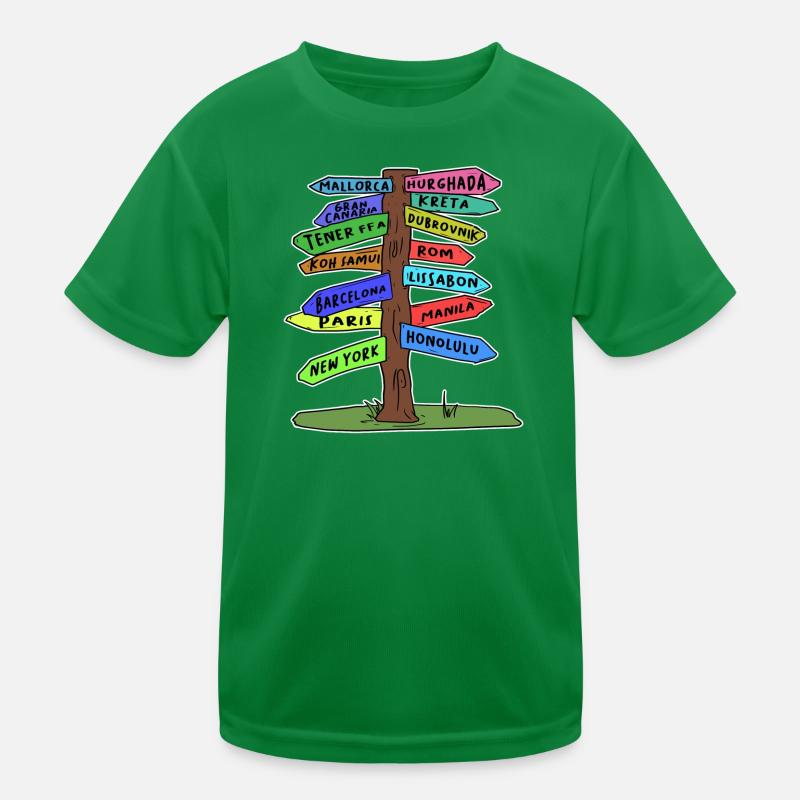 Partez en voyage vacances vacances été T-shirt sport Enfant