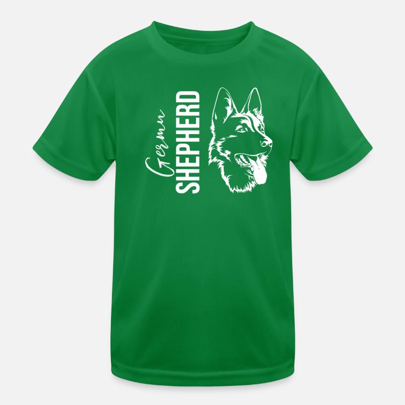 Deutscher Schäferhund Kinder Funktions-T-Shirt