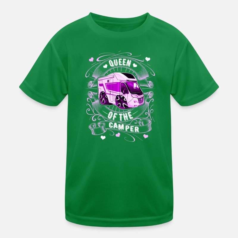 Queen Of The Camper Kinder Funktions-T-Shirt