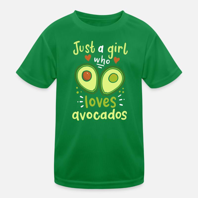 Avocado Kinder Funktions-T-Shirt