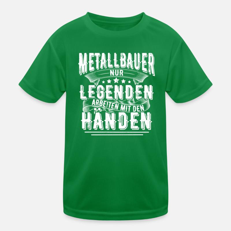 Metallbauer Kinder Funktions-T-Shirt
