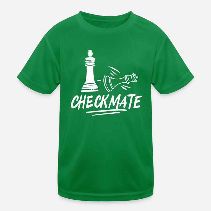 Chess checkmate chess player Kids Functional T-Shirt