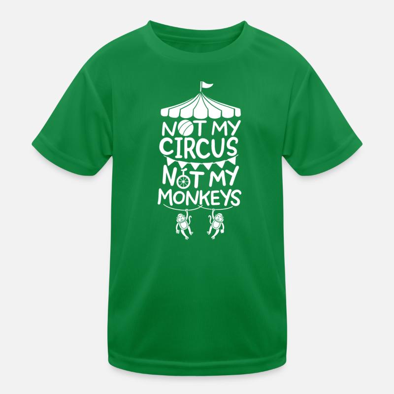 Circus Monkey Circus Kids Functional T-Shirt