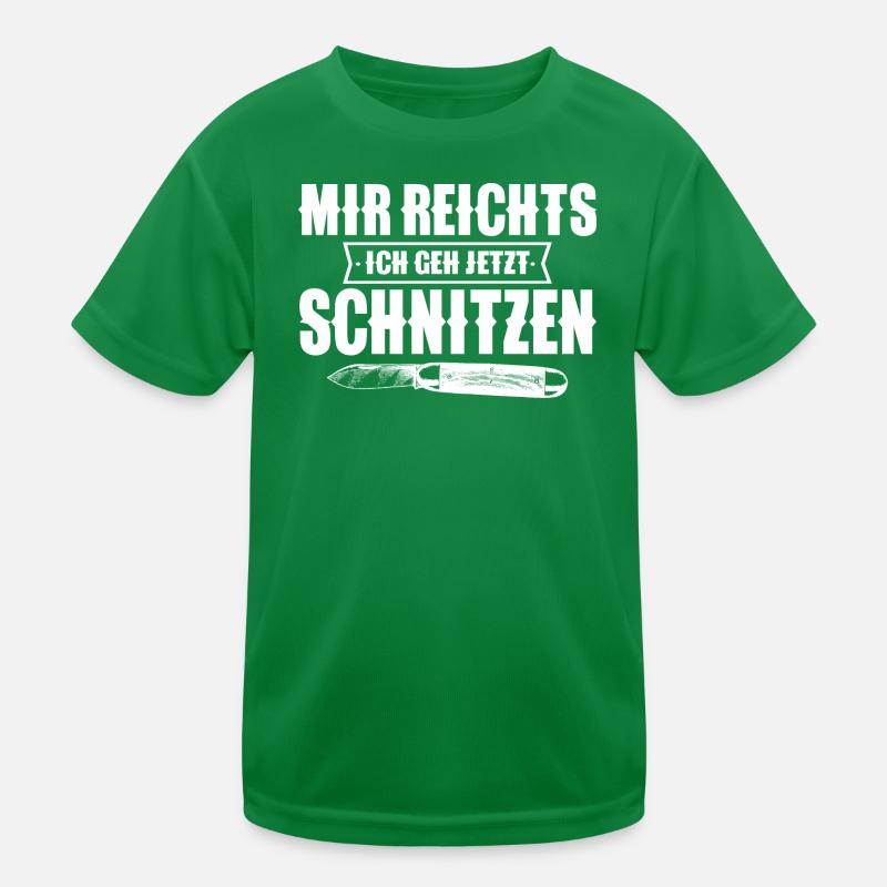 Schnitzen Kinder Funktions-T-Shirt