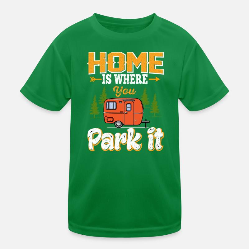 camping Kids Functional T-Shirt