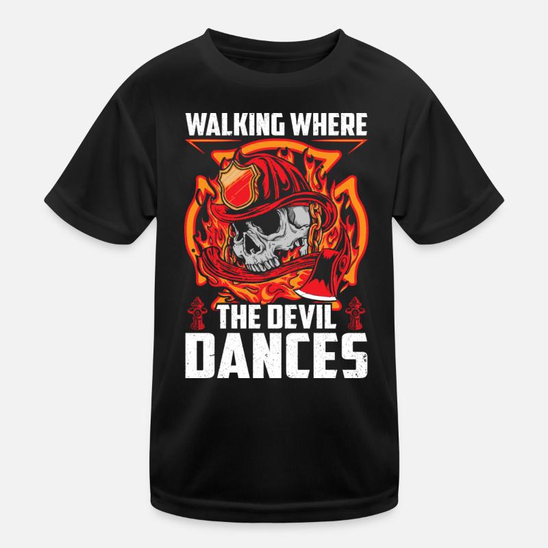 Feuerwehr Kinder Funktions-T-Shirt
