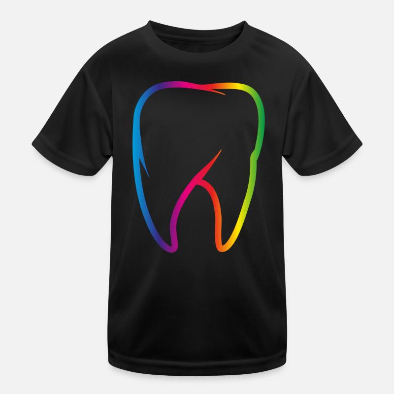 dent de l’arc-en-ciel coloré T-shirt sport Enfant