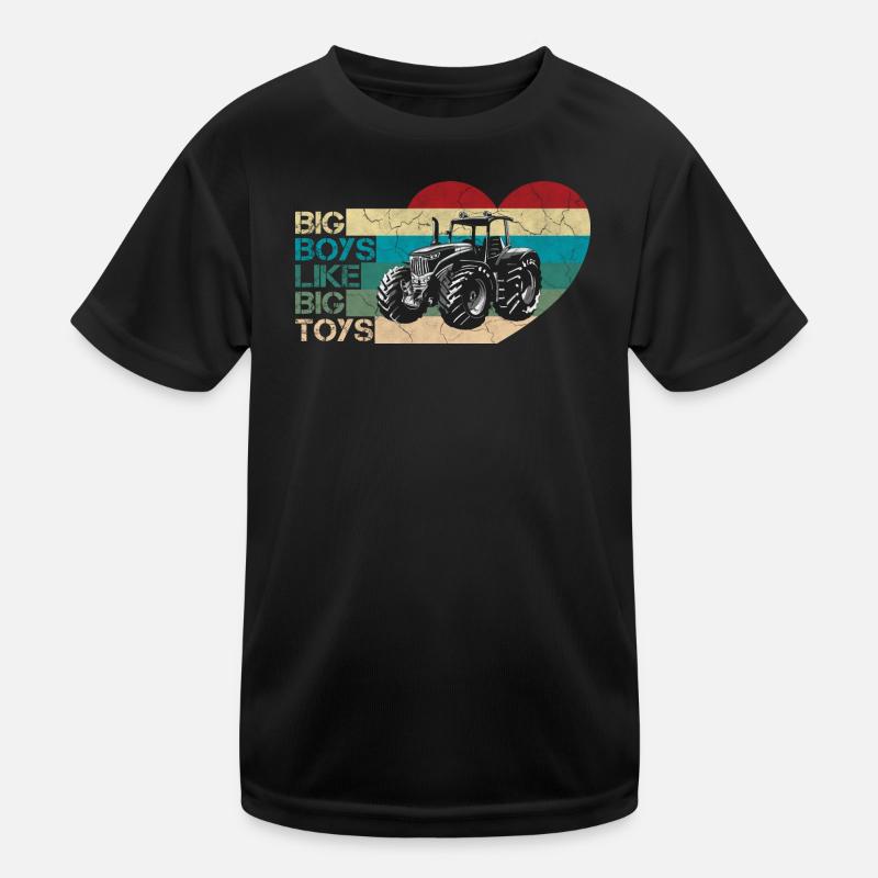 Big Boys Retro Kinder Funktions-T-Shirt