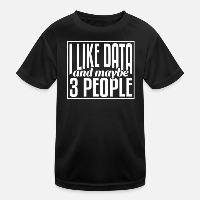 Data Data Science Data Analyst - Kids Functional T-Shirt - black