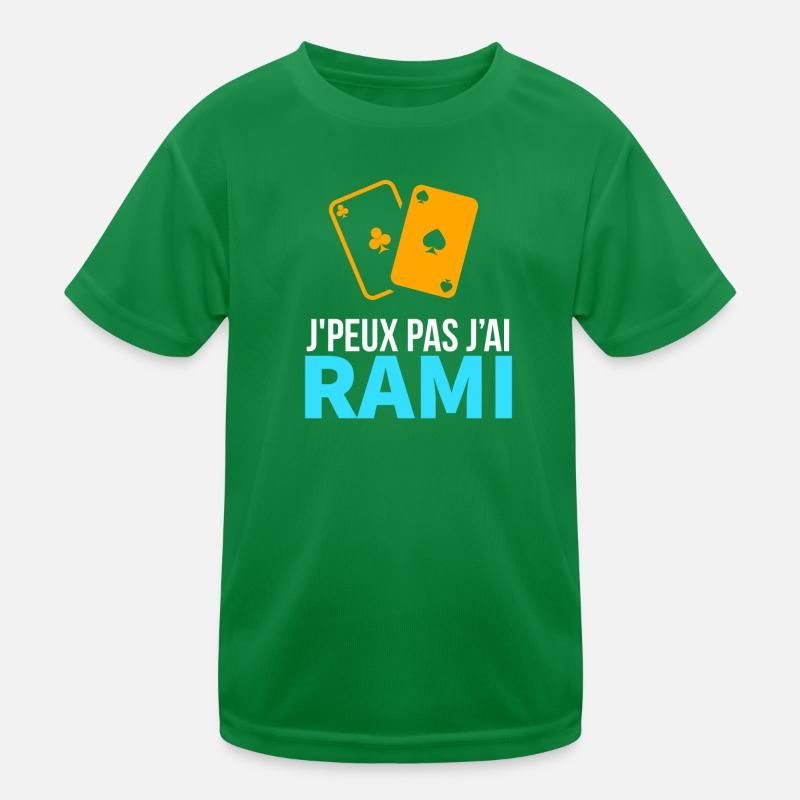 Jeu de cartes Le Rami T-shirt sport Enfant