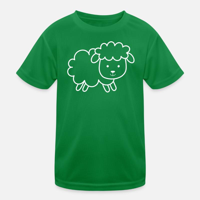 Schaf Kinder Funktions-T-Shirt