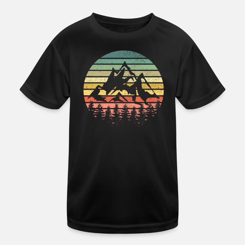 Berg Berge Kinder Funktions-T-Shirt