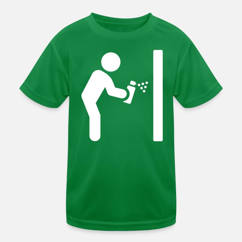 Graffiti Sprayer Kinder Funktions-T-Shirt