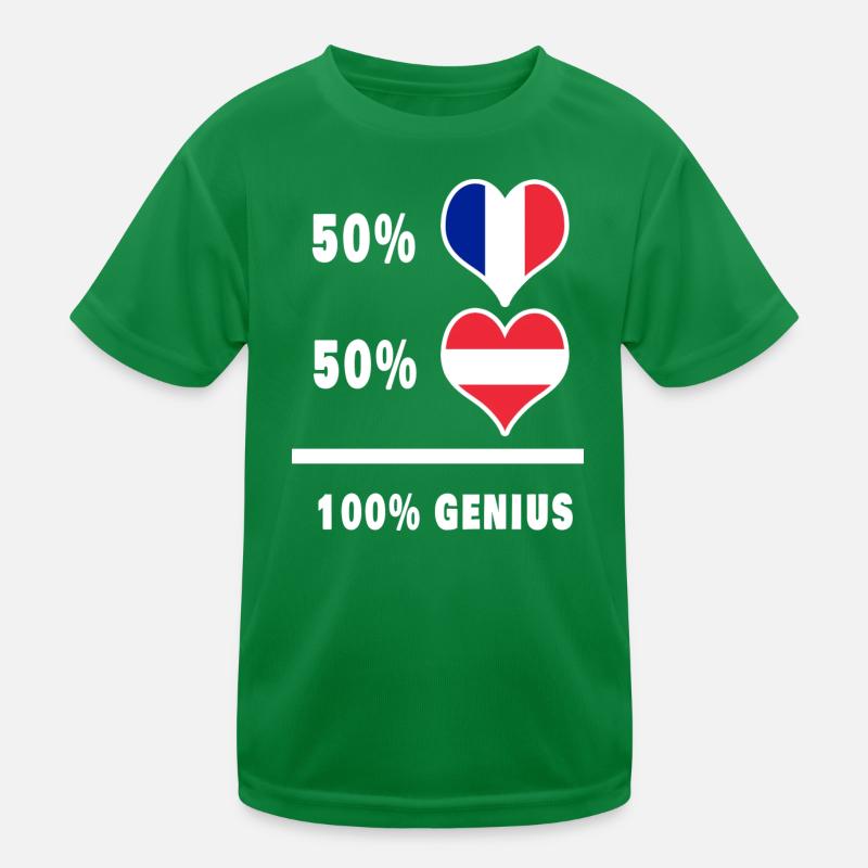 France and Austria Ingenious / Gift Kids Functional T-Shirt