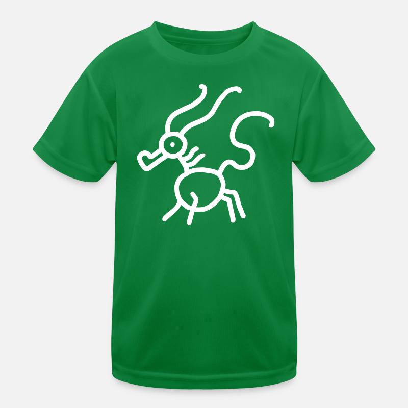 Drache Minimal Kinder Funktions-T-Shirt